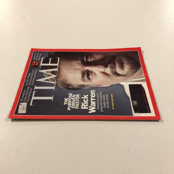 Time Magazine August 18, 2008 The Purpose Driven Pastor Rick Warren - Picture 3 of 8